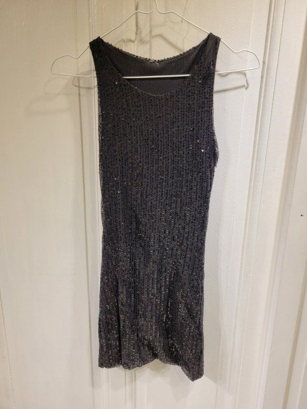Producto - Vestido SO CIPPO negro paillettes Nuevo c/etiq EN SALE Talle 12 años - PRECIO16X