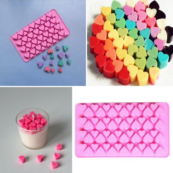 Producto - Molde de silicona corazones chicos 2 tamaños