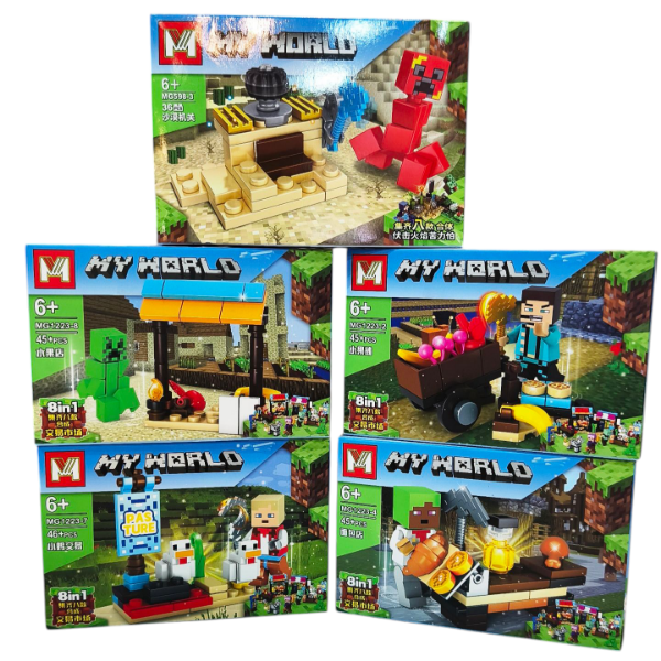 Producto - Simil LEGO Minecraft Personaje + Accesorios