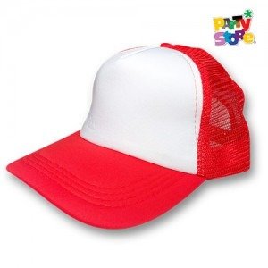 Producto - GORRO TRUCKER BICOLOR ROJA