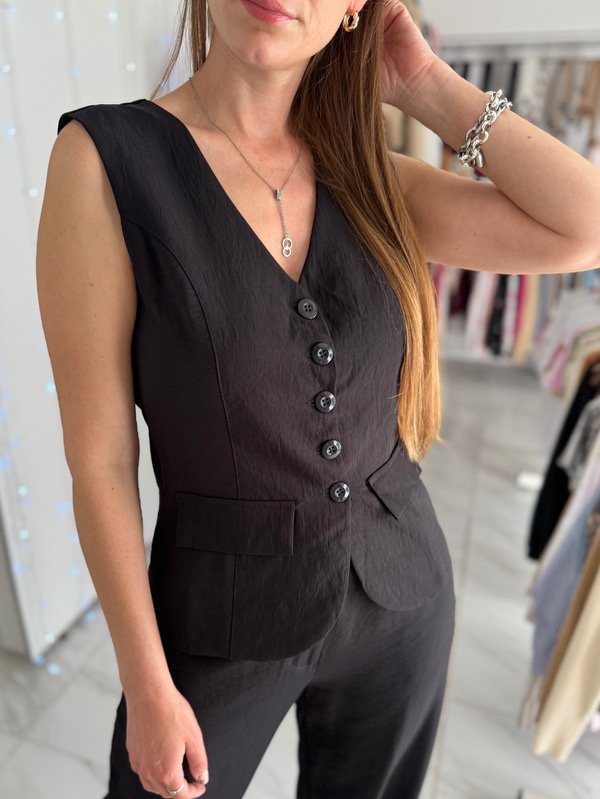 Producto - Chaleco Sastrero Mara Negro