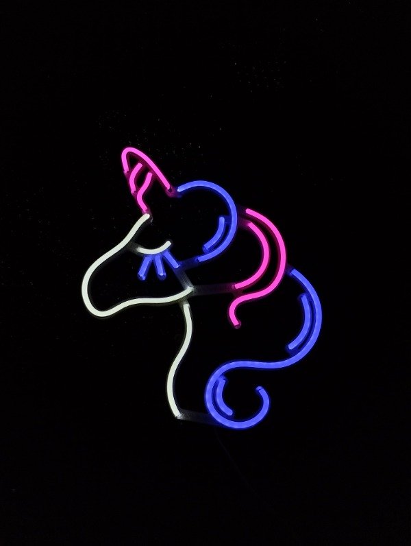 Producto - Cartel Unicornio Neon Led