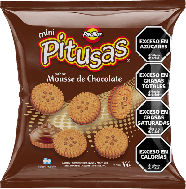 Producto - galletas mini mousse 160gr [PITUSA]