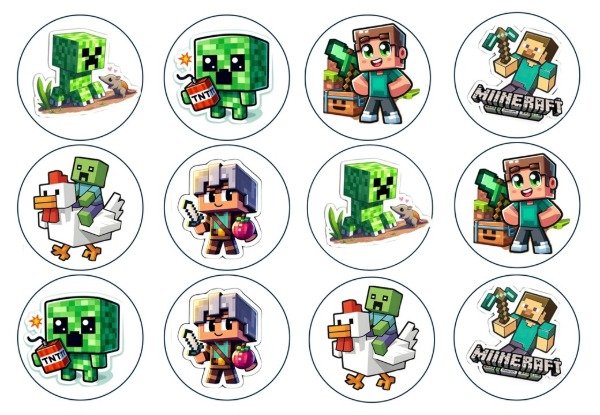 Producto - LAMINA MINECRAFT 10