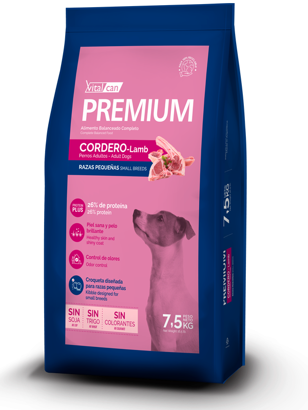 Producto - Vital Can Premium Cordero Razas Pequeñas  20kg