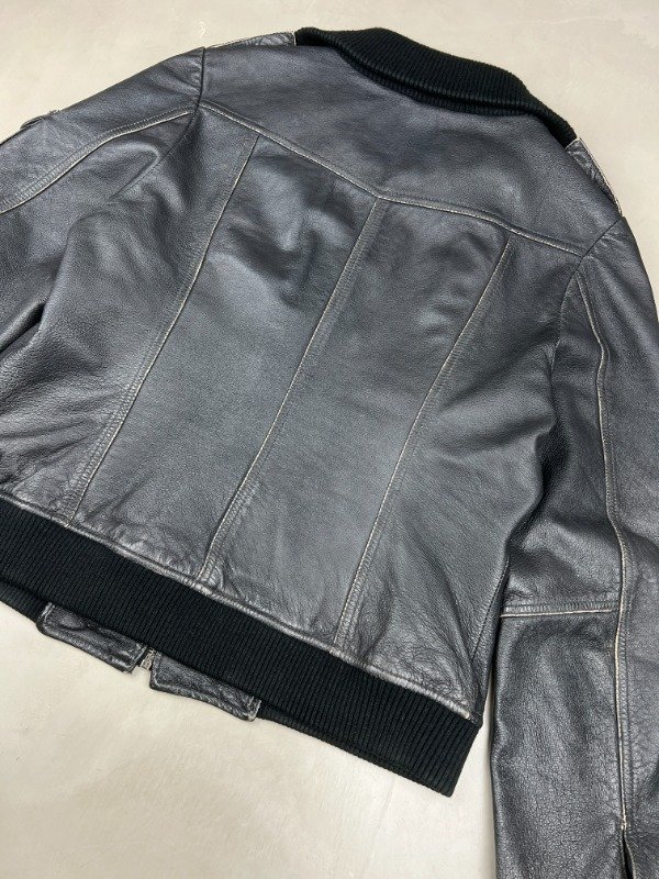 Producto - Leather Bomber Jacket - 11