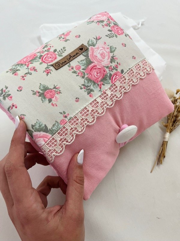 Producto - Cambiador flores natural y rosa