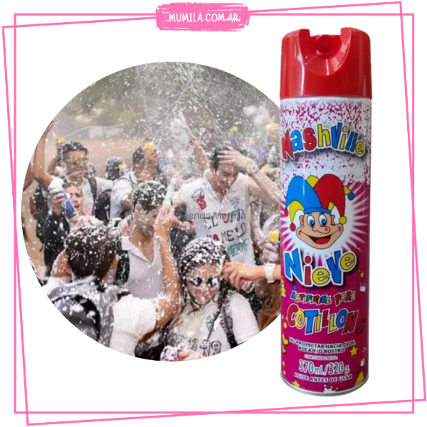 Producto - Espuma Nieve x 1 unidad cotillón Egresados Festejo