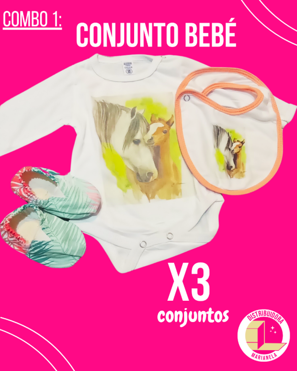 Producto - Combo 1: Conjuntos Bebé - Pack x9 unidades