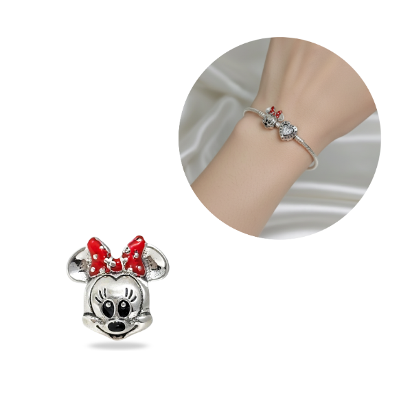 Producto - Dije Charm Minnie Plata 925