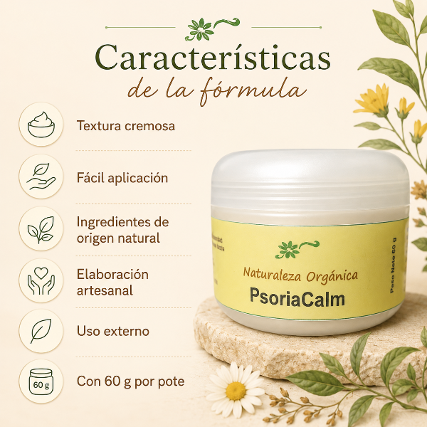 Producto - Crema Natural PsoriaCalm Piel Sensible con Psoriasis - 5