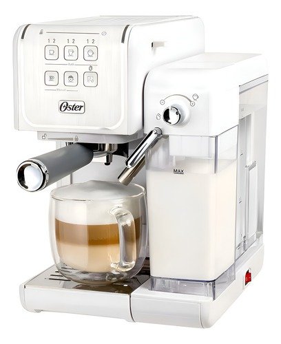 Producto - Cafetera Espresso Oster Prima Latte White