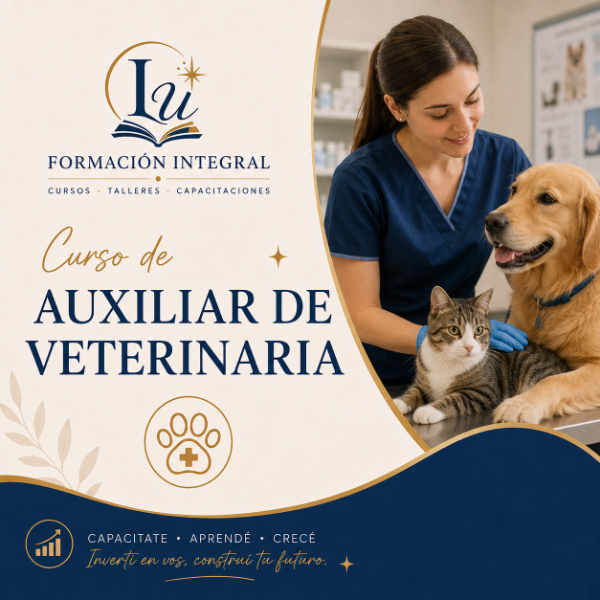 Producto - Curso de Auxiliar de Veterinaria en Animales Pequeños, Grandes y de Producción - 0