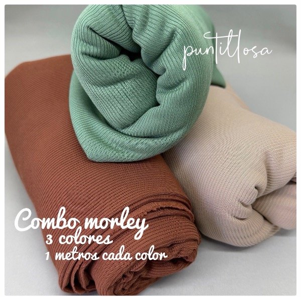 Producto - Combo Morley 3 colores - CHOCOLATE OLIVA VISON