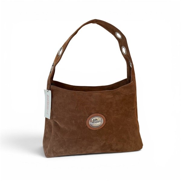 Producto - Cartera urbana símil gamuza - 1