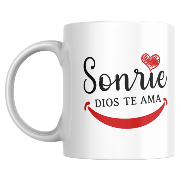 Producto - Taza - sonrie dios te ama - 0