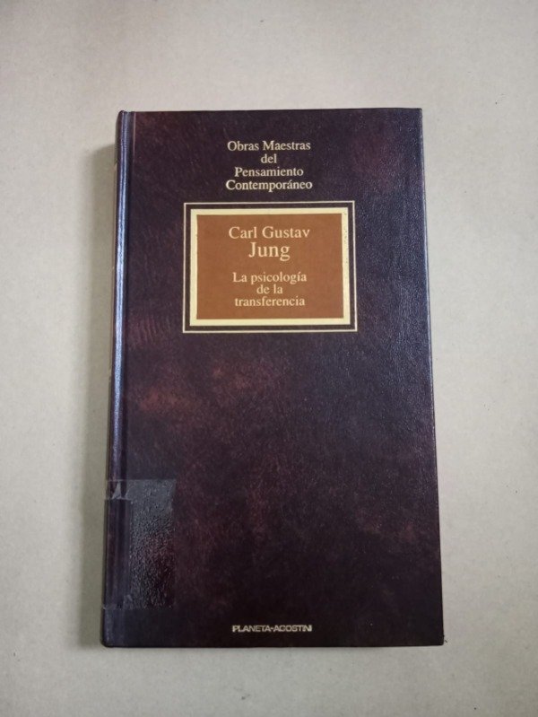 Producto - La psicología de la transferencia - C. Gustav Jung - Planeta Agostini 1994