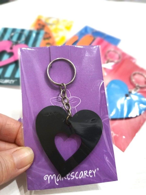 Producto - Llavero Corazón calado / Negro Black - 1