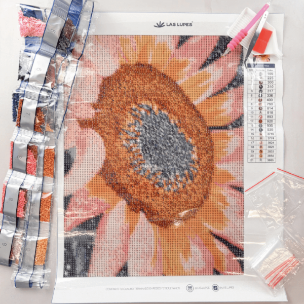 Producto - DIAMOND PAINTING - Girasol rosa