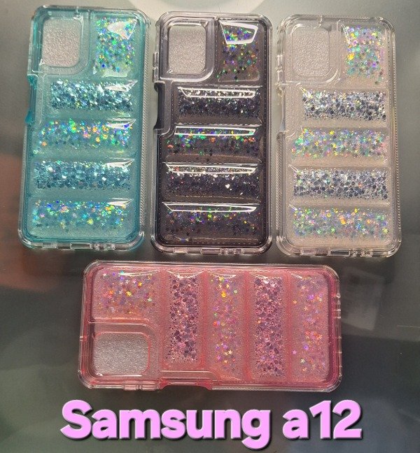 Producto - Fundas puffer brillo premium. Samsung a12