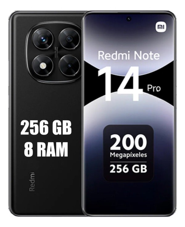 Producto - CELULAR XIAOMI NOTE 14 PRO NEGRO 8/256 GB