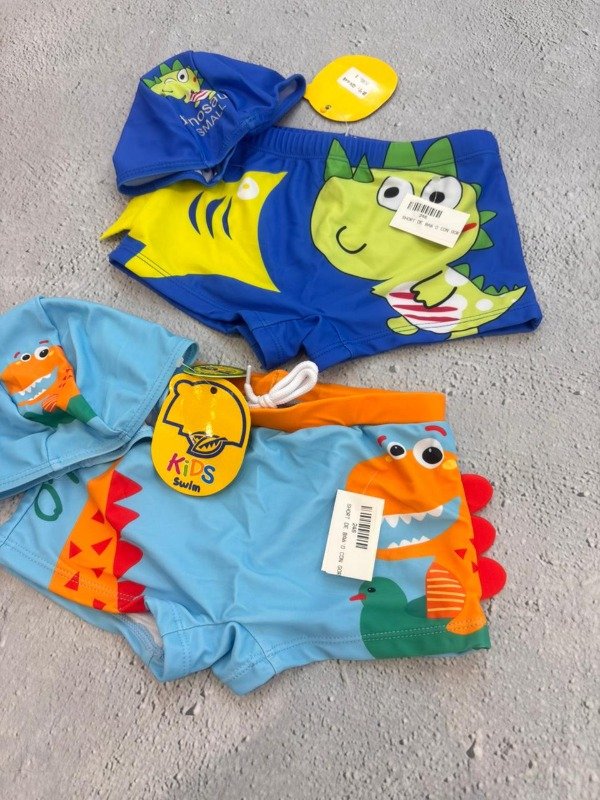 Producto - Short de baño bebe con piluso proteccion uv