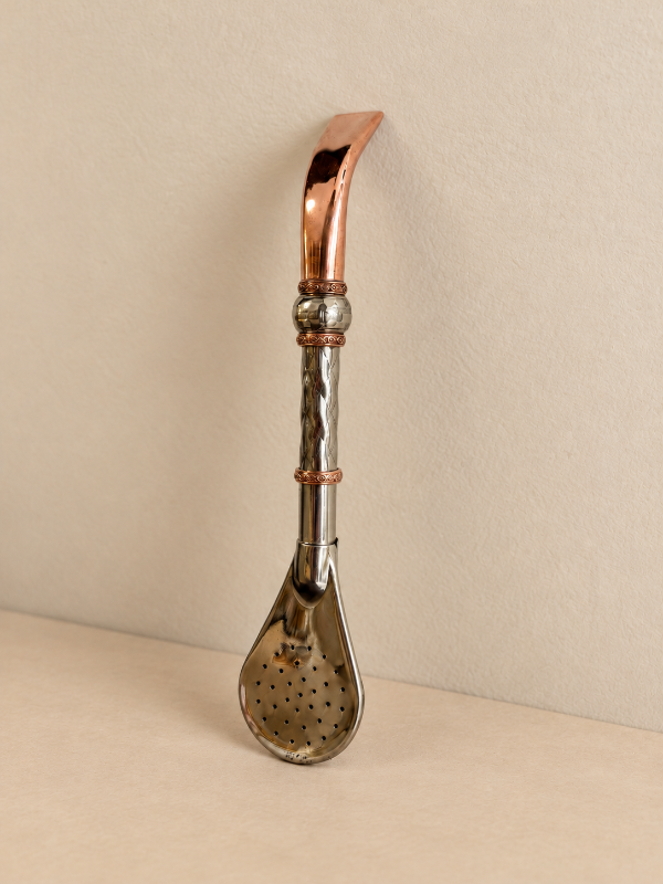 Producto - Bombillon Pico de Loro Alpaca y Cobre