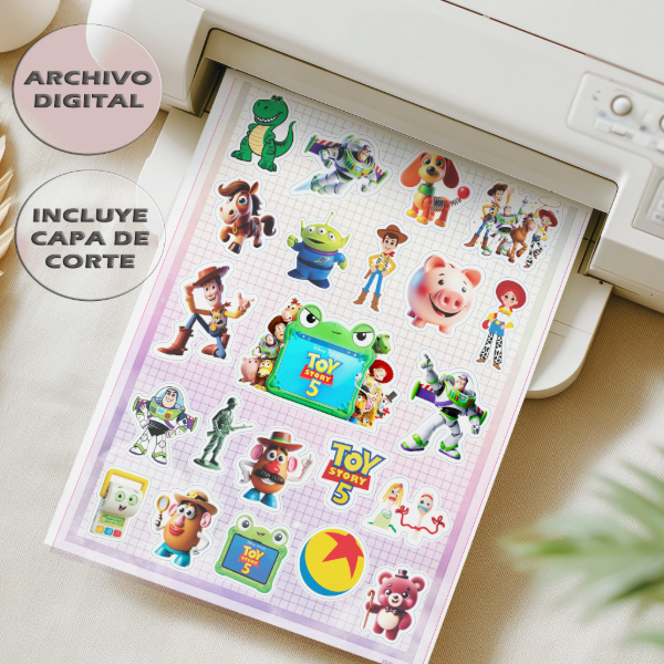 Producto - P0002- Toy Story 5 - Archivo A4 Imprimible