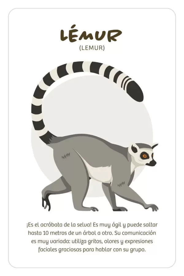 Producto - Cartas de adivinanzas: quién es - Oso Pardo - 2
