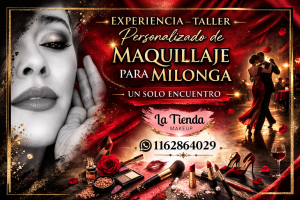 Producto - Taller a domicilio de Automaquillaje para Tango, Milonga