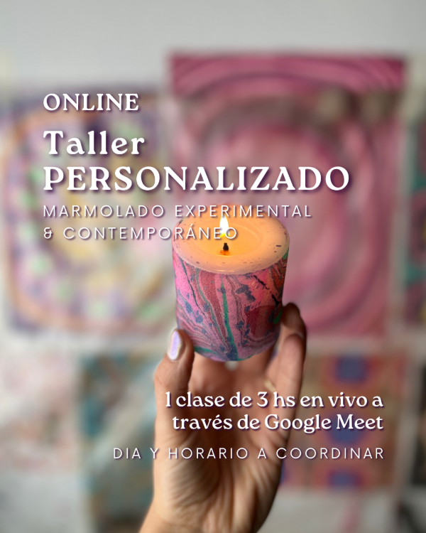 Producto - Taller de marmolado PERSONALIZADO ONLINE