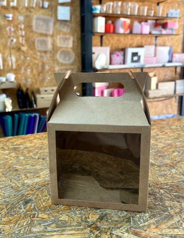 Producto - MALETIN KRAFT CON VISOR - COD. 54 17X9.5X16