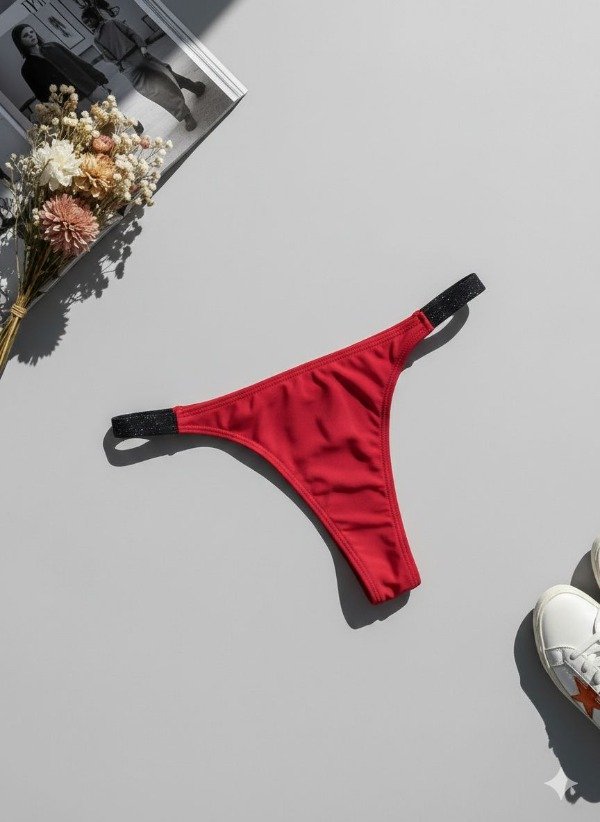 Producto - Bombacha Roja Entera Brillito