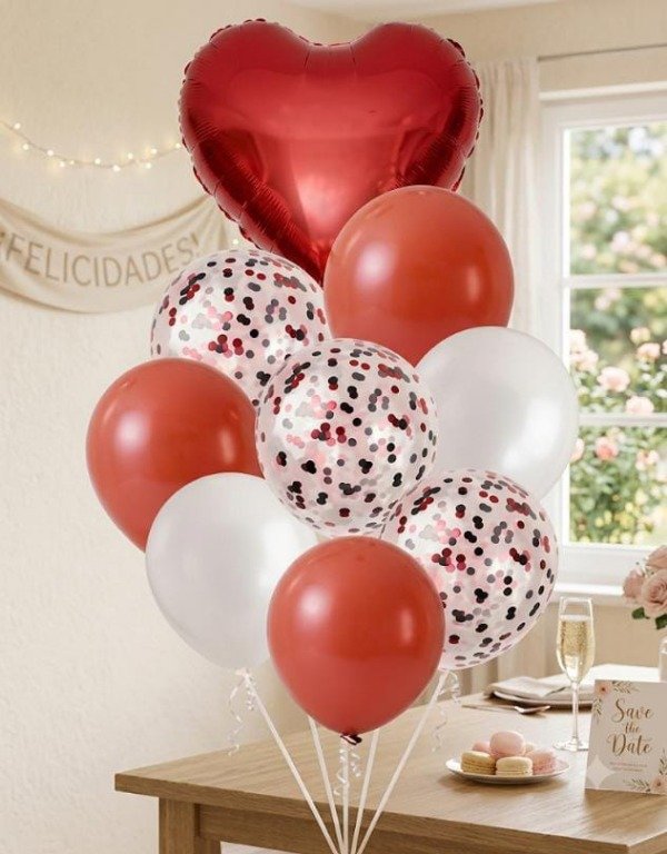 Producto - Set de globos rojos
