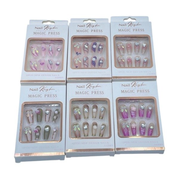 Producto - UÑAS DECORADAS X 12 PACK DE 12 PCS EN CARD 1938-5