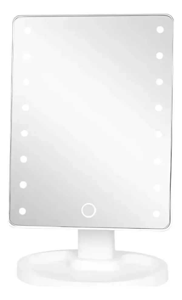 Producto - Espejo con luz DINAX Rectangular Recargable
