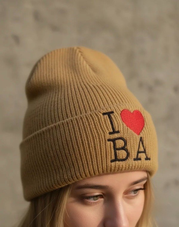 Producto - Gorro I Love Buenos Aires Beige