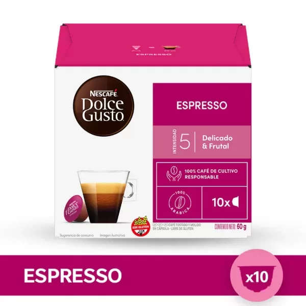 Producto - Cápsulas Dolce Gusto Espresso x10