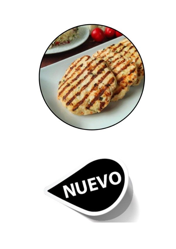Producto - Hamburguesas de pollo ( x 500 gramos)