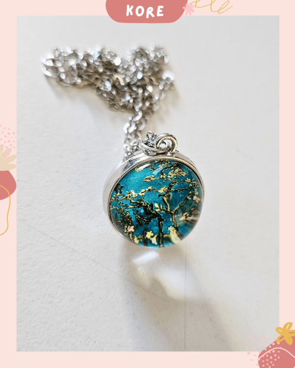 Producto - Collar con dije ALMENDRO EN FLOR Van Gogh