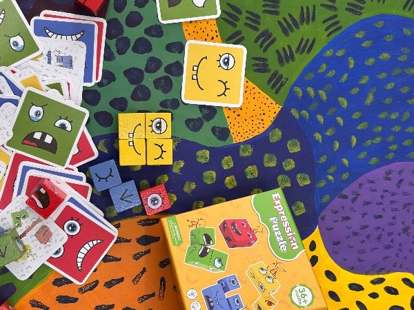 Producto - Juego de Mesa: Caritas y Expresiones (cubos y cartas) - 3