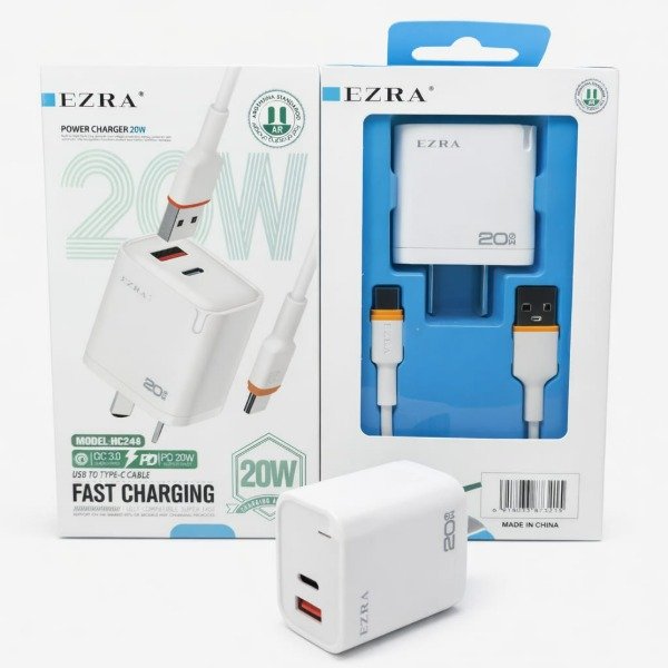 Producto - Cargadores de Carga Rapida de 20W USB-TPC + 1TPC HC248.
