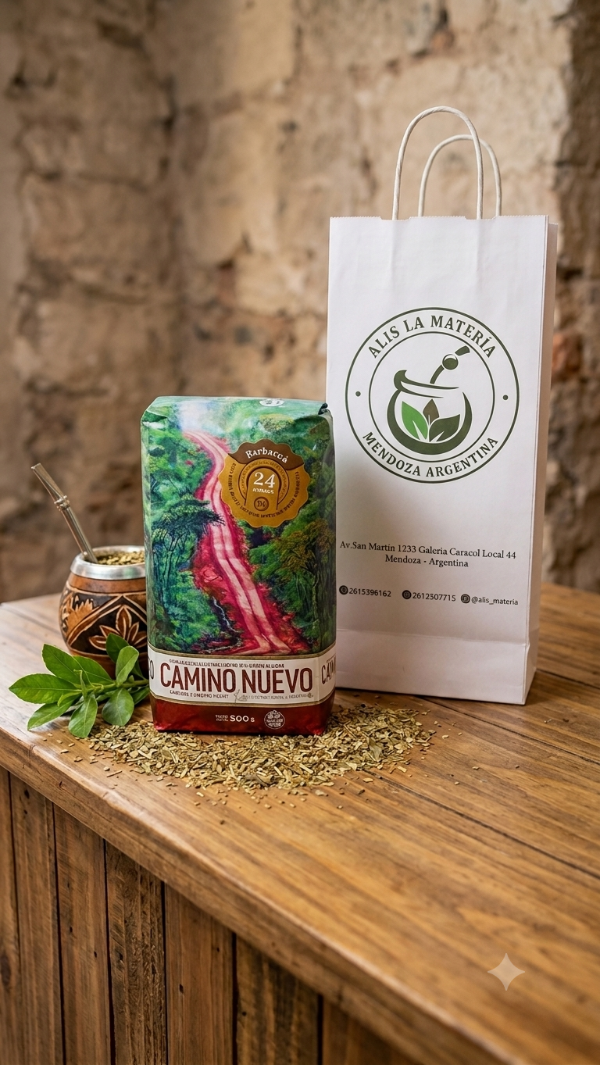 Producto - Yerba Mate Barbacuá Camino Nuevo x 500gr.