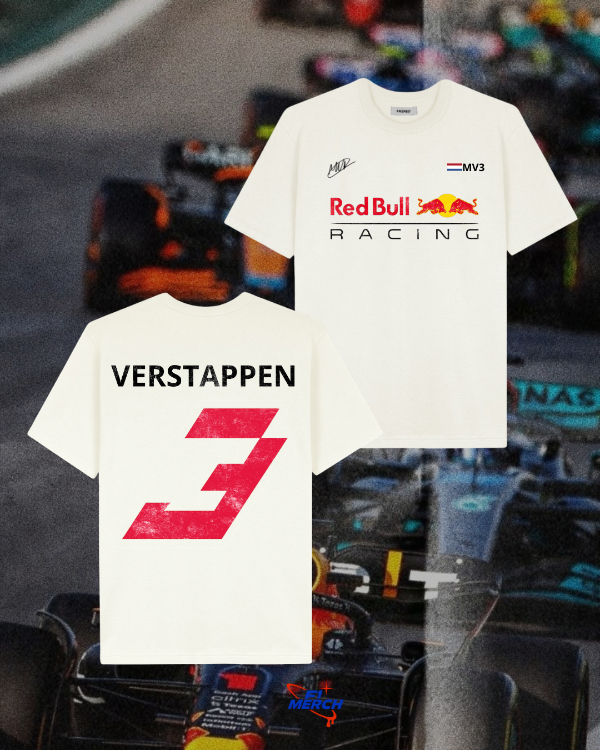 Producto - Remera cremita Verstappen "3"