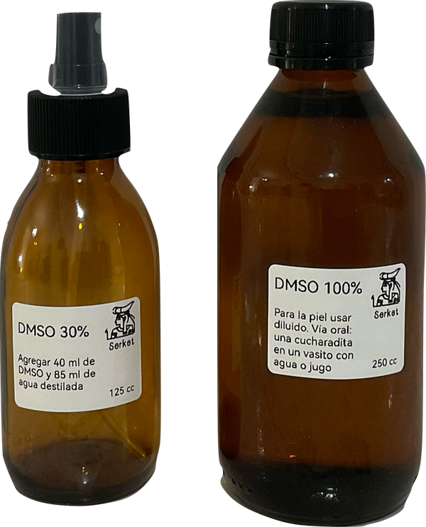 Producto - DMSO (azufre líquido) 250 ml 100 porc. con frasco spray de regalo