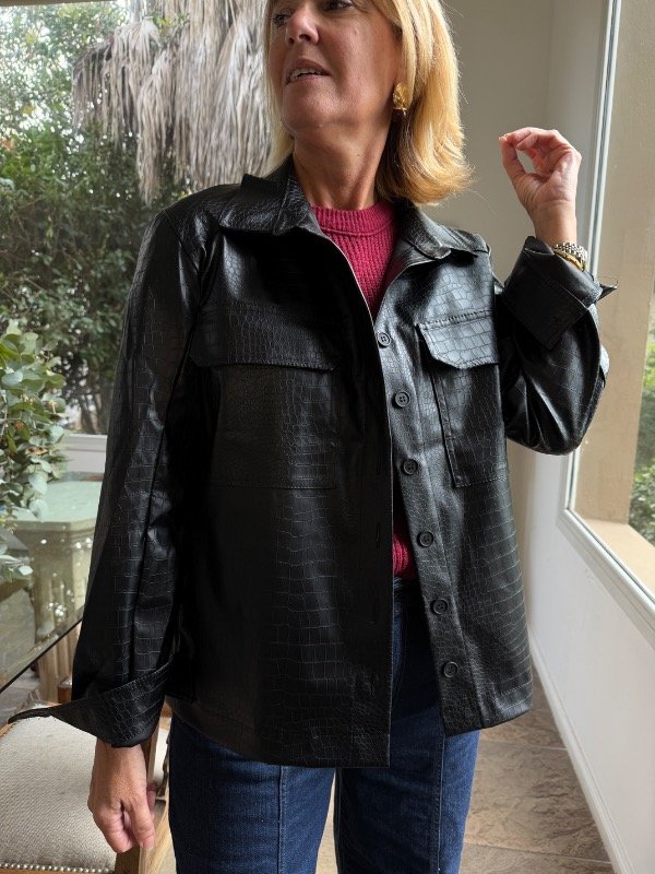Producto - Camisaco croco negra