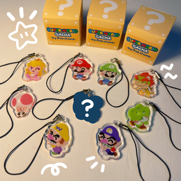 Producto - Gacha Super Mario charms