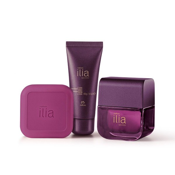 Producto - Ilía Secreto: eau de parfum 50ml + jabón 90g + crema para manos 50ml + bolsa