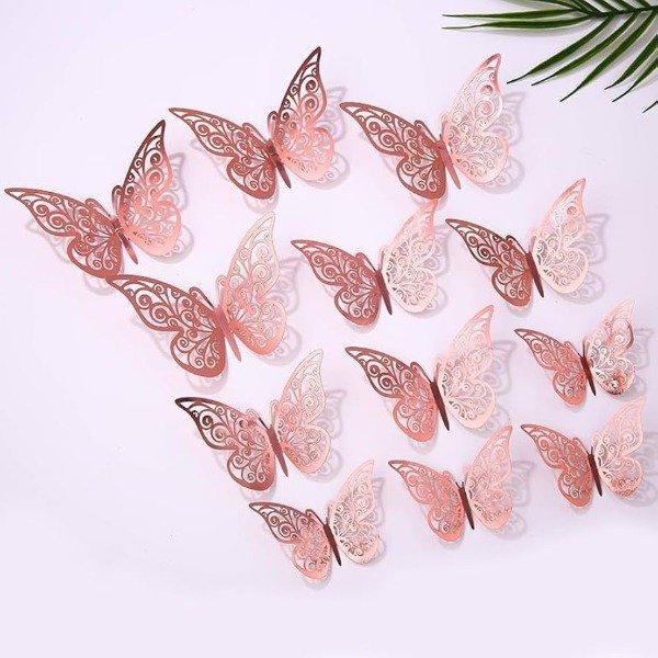 Producto - SET X4 MARIPOSAS ROSE - 1