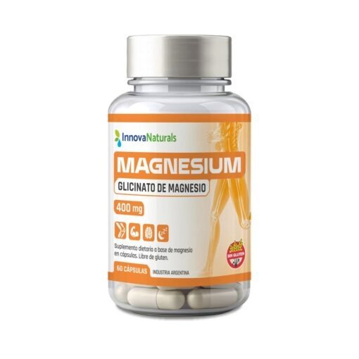 Producto - Glicinato de Magnesio 400mg - InnovaNaturals x60 Cápsulas